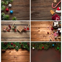 christmas backdrop wood board light winter snow gift star thick cloth photography background for photo studio 20826sd 03