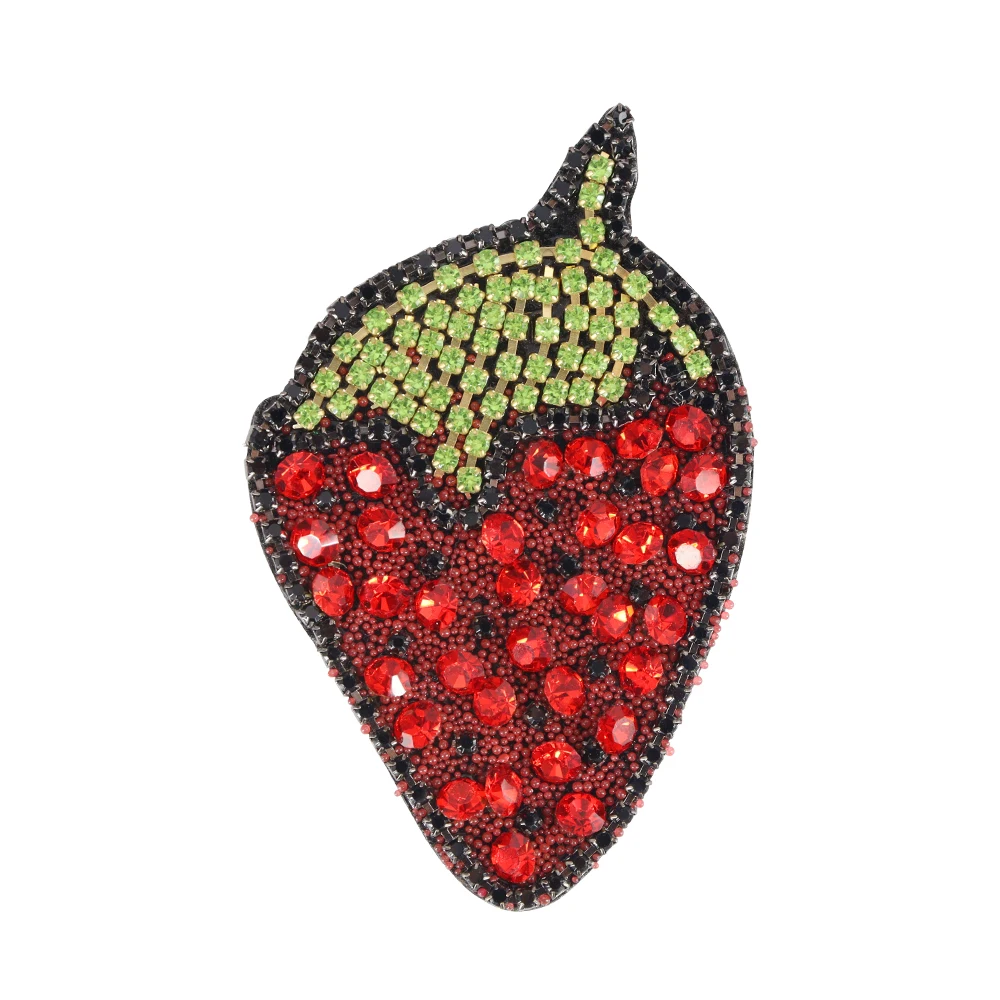 Нашивки с вышивкой в виде красного сердца для одежды курток рюкзаков украшенные