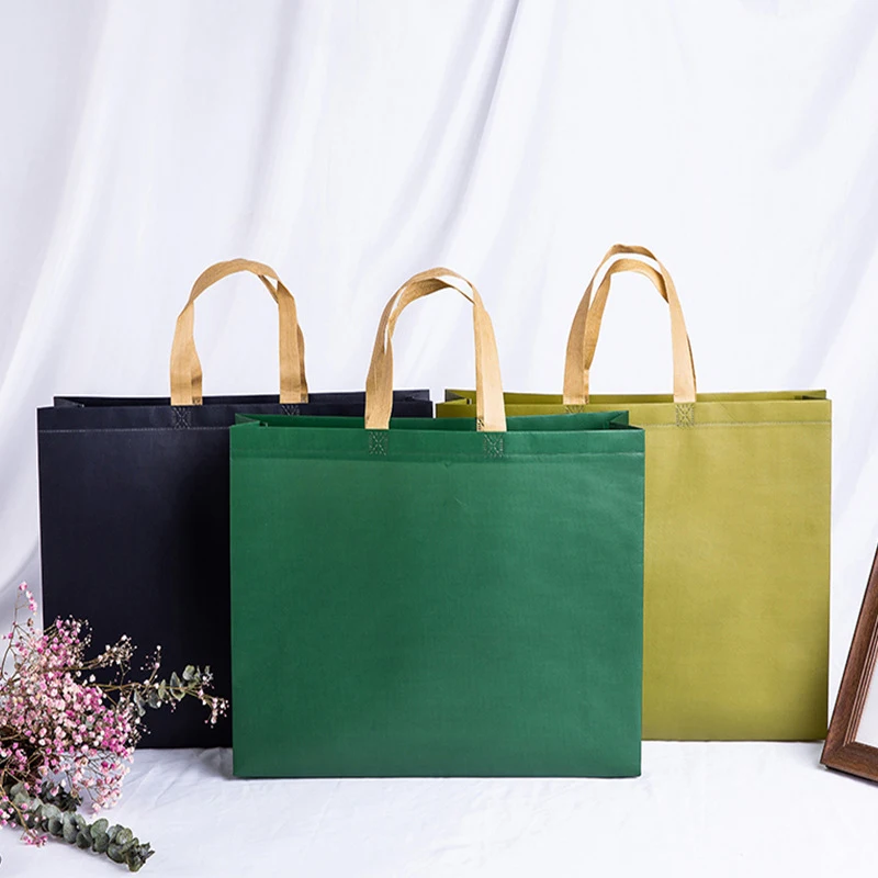 

Reusable Women Multi-Size Shopping Bag Large Capacity Canvas Travel Storage Bags Female Handbag Grocery Non-Woven Tote Eco Bag