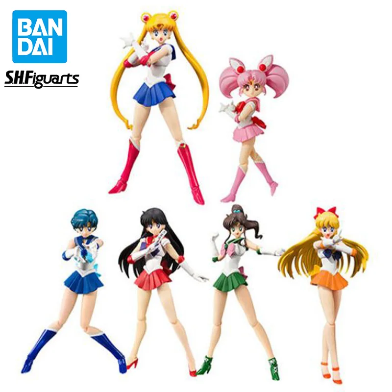 

Фигурки героев аниме BANDAI SHF Сейлор Мун, Цукино, Усаги Мизуно, Хино, Рей, кино, Макото, Айно, Минако, чибисша