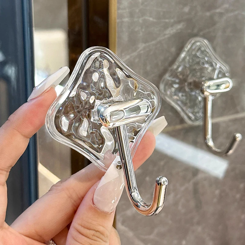Акриловый роскошный настенный крючок для домашнего декора прочная клейкая