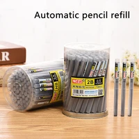 cheap 20pcs 5 barrels 2bhb2h black mechanical pencil refill 0 5mm0 7mm automatic pencil refill school stationery wholesale