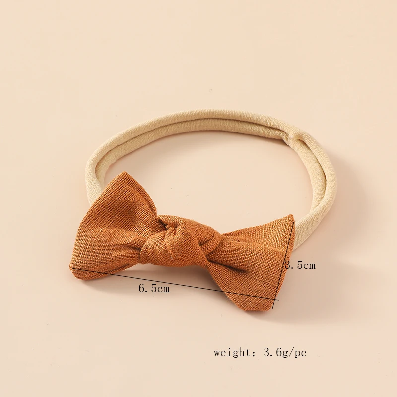 Повязка на голову с бантом для маленьких девочек 2 5 дюймов эластичная повязка