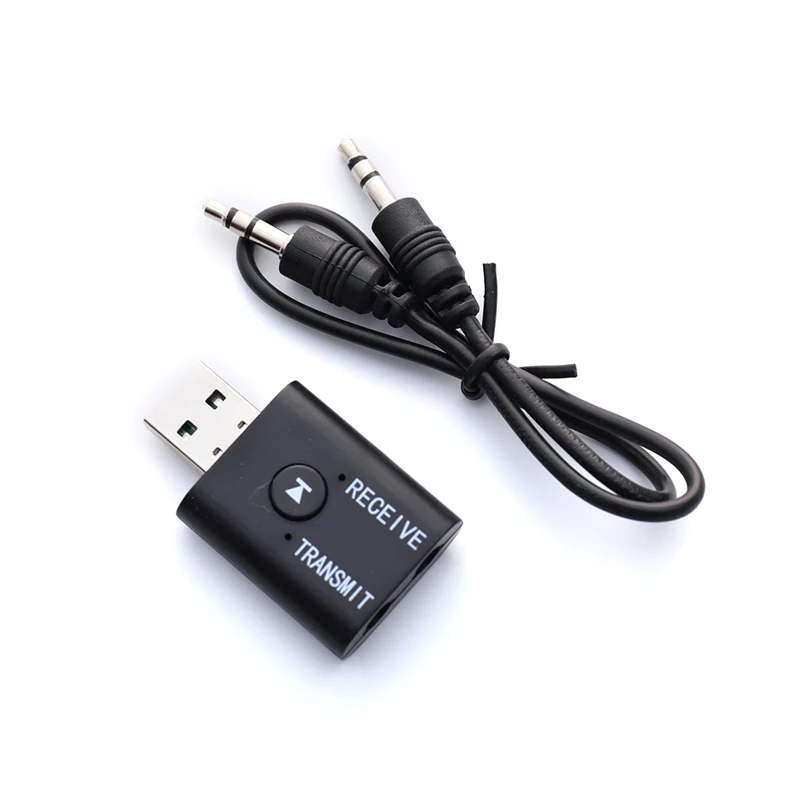 2 в 1 USB беспроводной Bluetooth адаптер 5 0 передатчик для компьютера телевизора