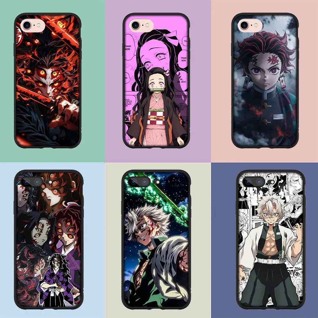 Чехол для телефона Kokushibo Demon Slayer Sanemi Shinazugawa Apple iPhone 15 14 Plus 13 12 Mini Pro Max XR + 13Pro 14+ 15+