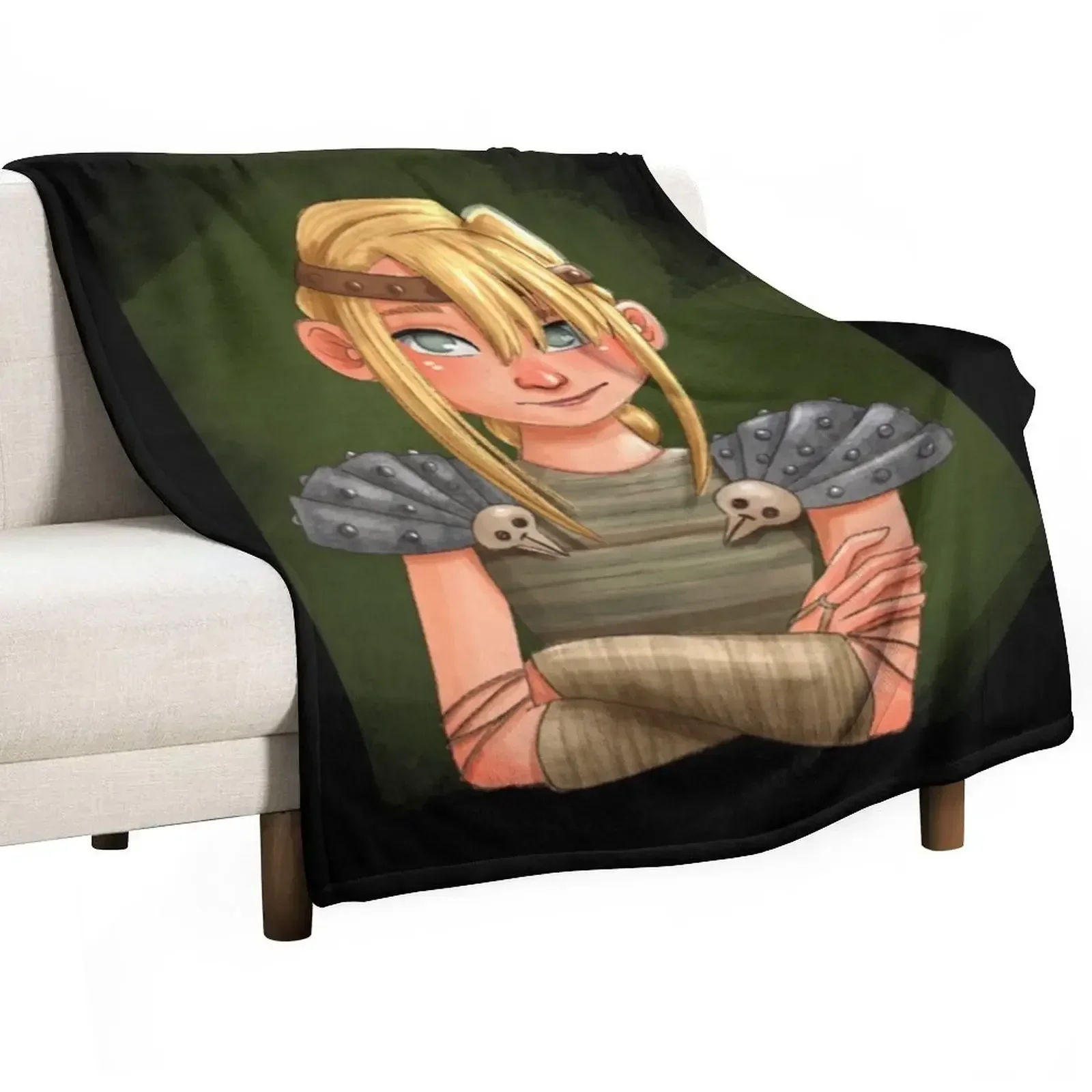 Одеяло Astrid HTTYD для пикника милые клетчатые термоодеяла