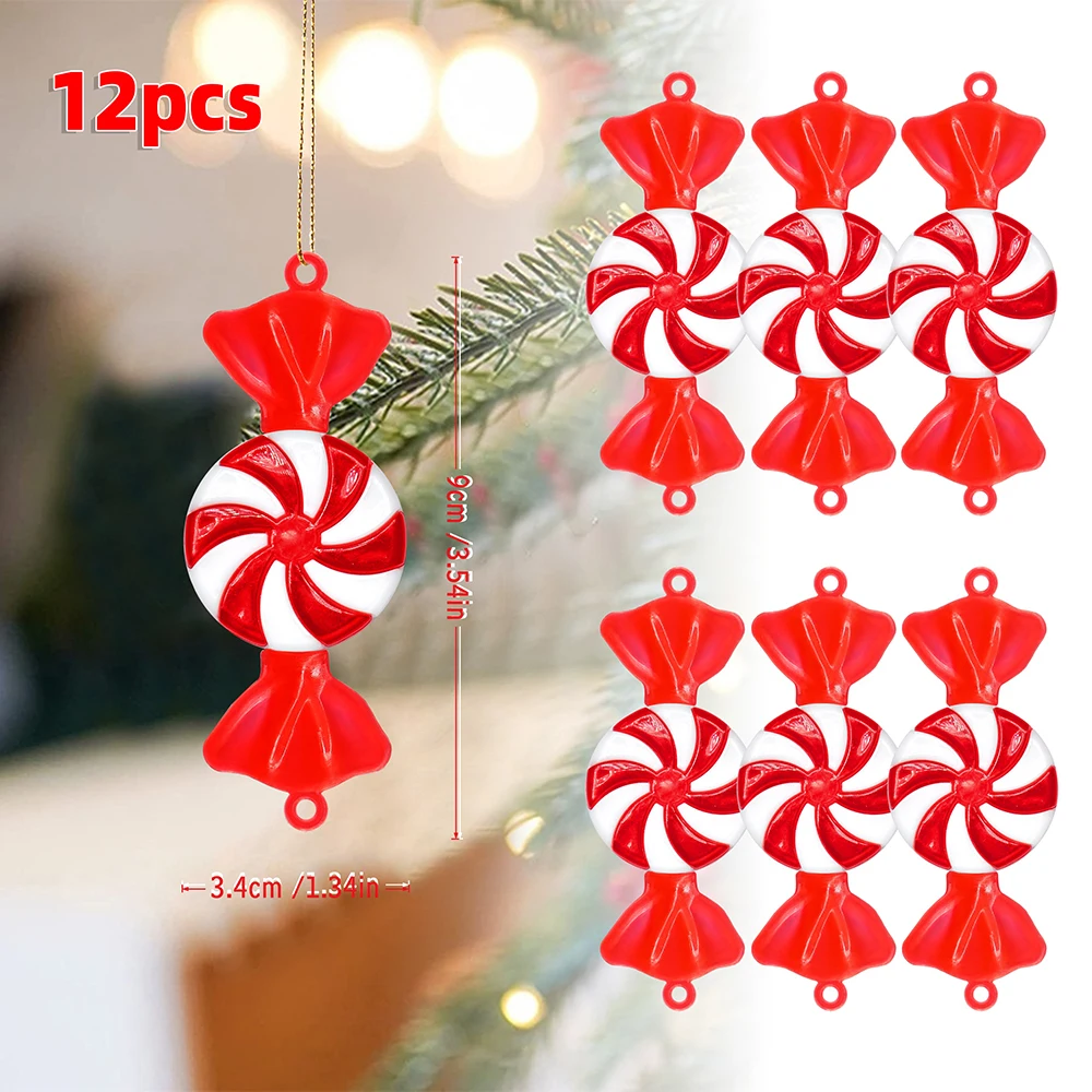 

Набор из 12 акриловых подвесных конфет для декора