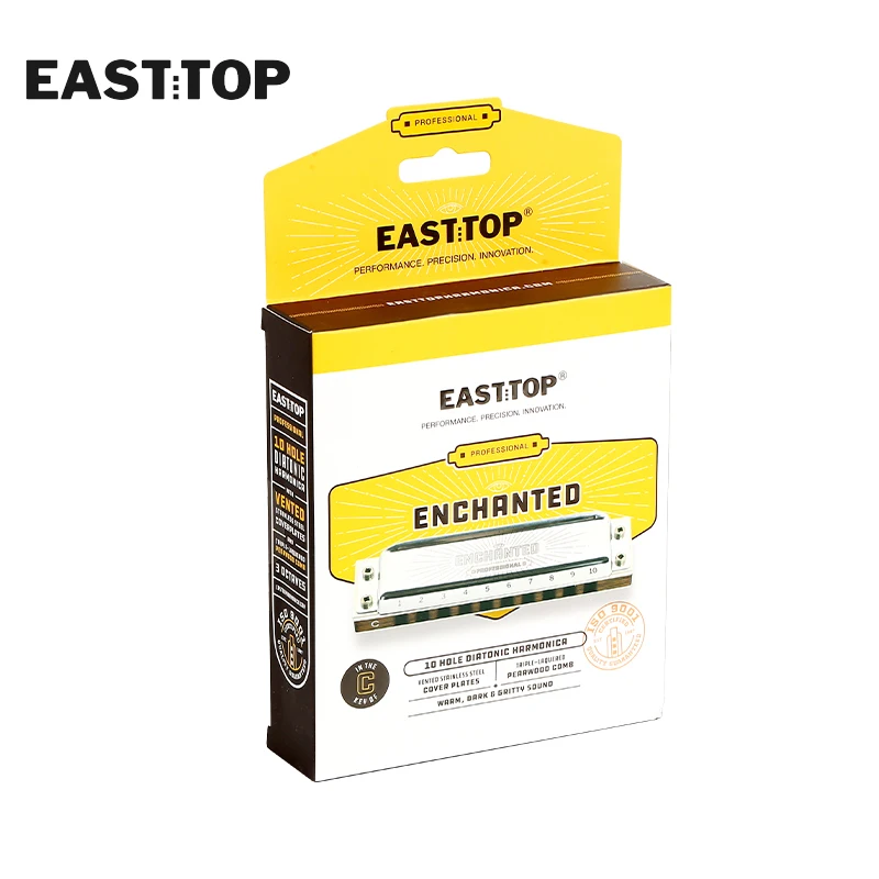 EASTTOP PRO30 10 отверстий блюз стандартный новый металлический дизайн деревянная