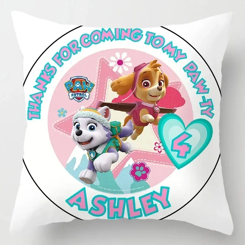 Фото Hot New Paw Patrol CushionPillowcase Solid Color Pillow Case Decor Sofa Throw Pillows Room Pillow Cover Decorative Party Gifts №2