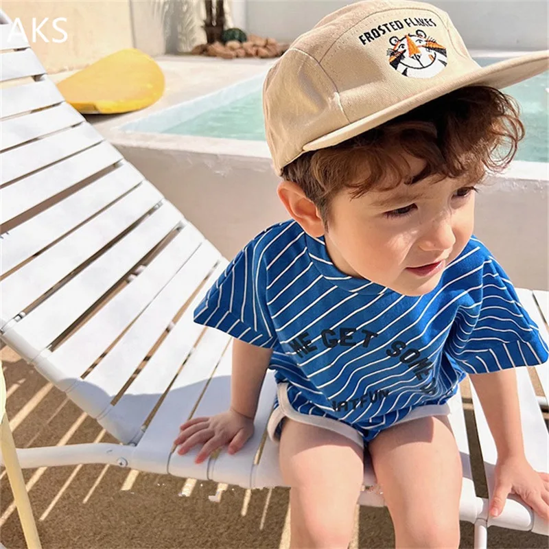 2022 Summer New Baby Short Sleeve T Shirts + Shorts 2pcs Clothes Set Children Casual Suit Letter Print Baby Boy Girl Outfits