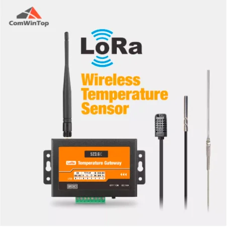 

CWT Wireless LoRa 433M Long Distance Temperature Humidity Sensor with 4G connect Cloud Solution