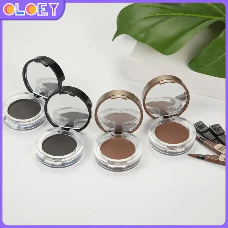 

2 цвета бархатная пудра для бровей водостойкие тени для век мелкая пудра натуральный макияж без пятен пудра для бровей Кисть Косметика