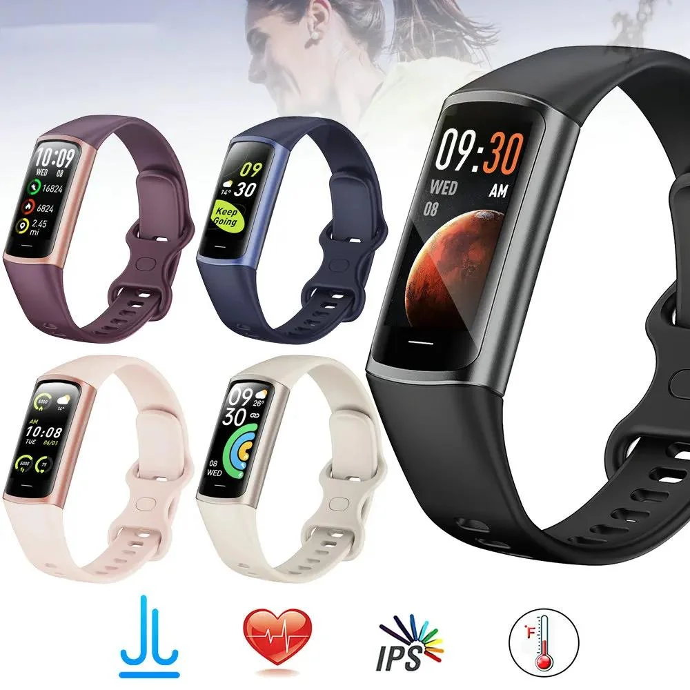 

2023 Fitness Bracelet Tracker For Man Women Sport Smart Bracelet Band Waterproof Connected Tracker Smartwatch For Xiaomi/Huawei