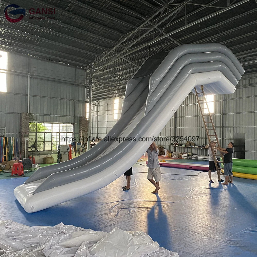Водные игры надувная водная горка для круиза 4 м плавающая яхты в аренду