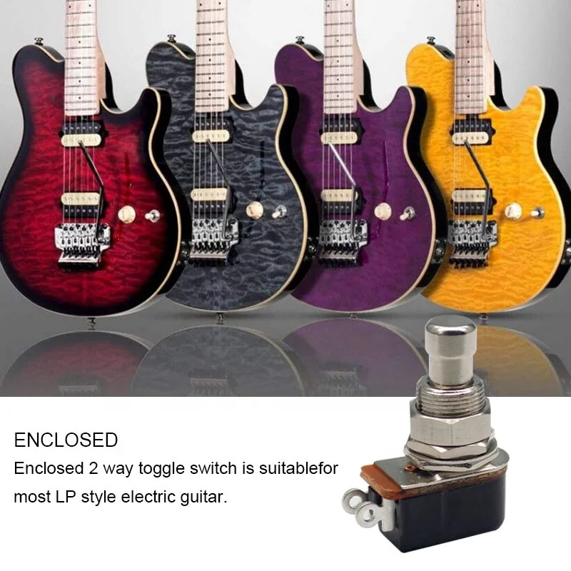 2PIN SPST Мгновенный Мягкий сенсорный Переключатель педаль для электрогитары ножной