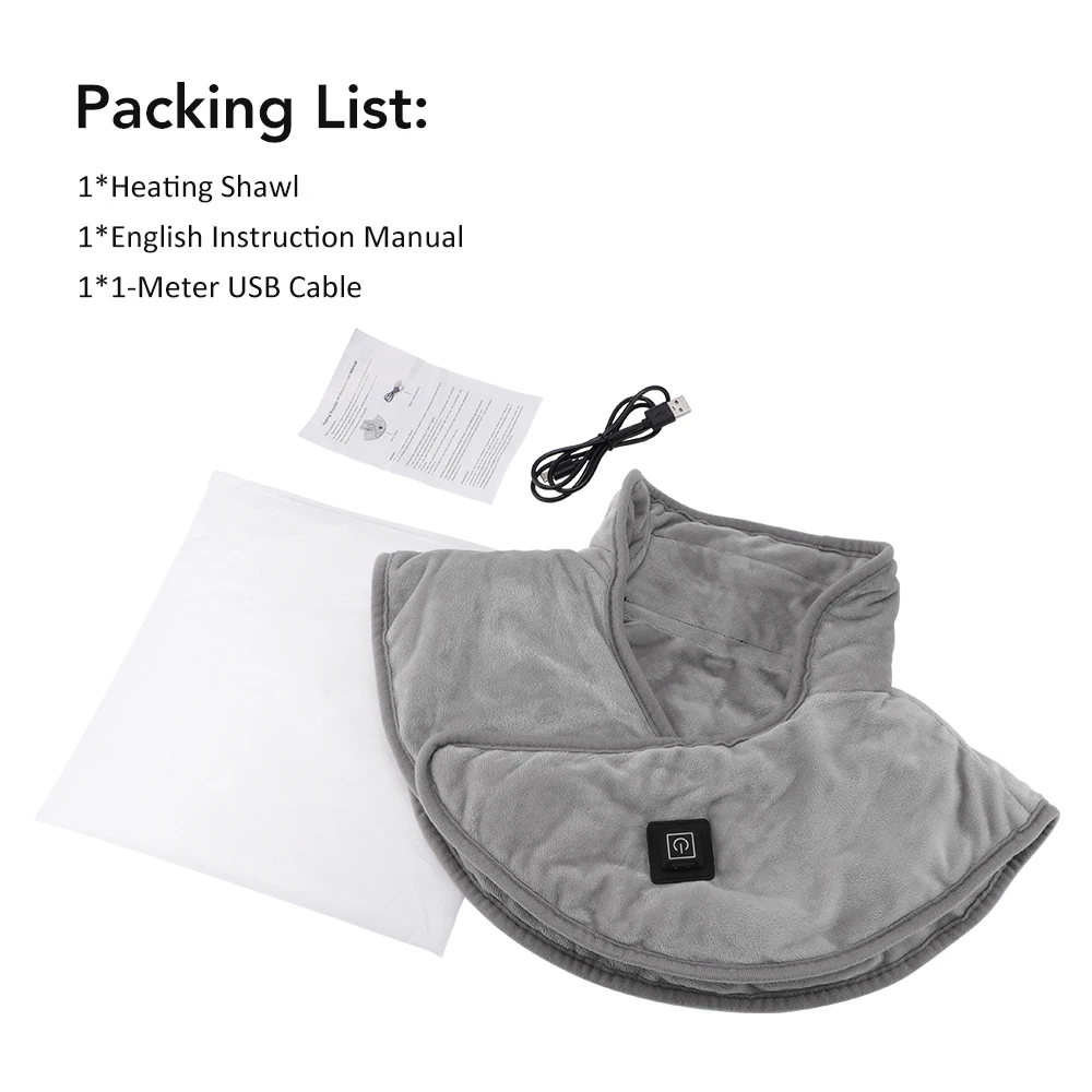 

Электрическая грелка для шеи и плеч 3 режима нагрева