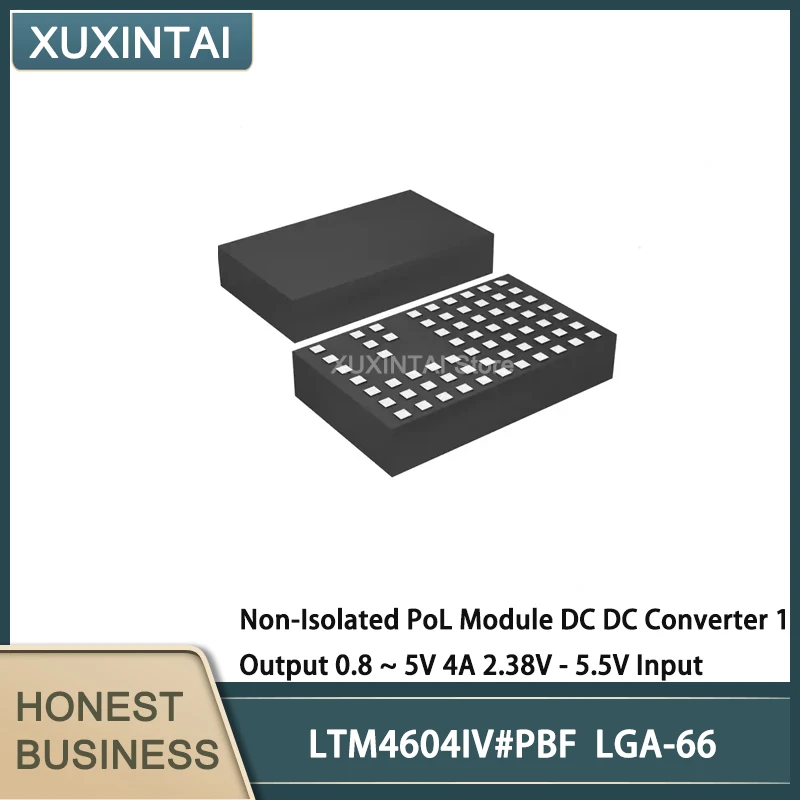 

5Pcs/Lot LTM4604IV#PBF LTM4604IV Non-Isolated PoL Module DC DC Converter 1 Output 0.8 ~ 5V 4A 2.38V - 5.5V Input
