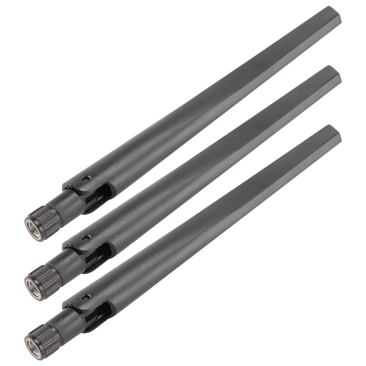 3 PCS New Metal WiFi Antenna of RP-SMA Interface with 5DBi 2.4G/5G Dual-Band Wireless Wifi for ASUS RT-AC68U