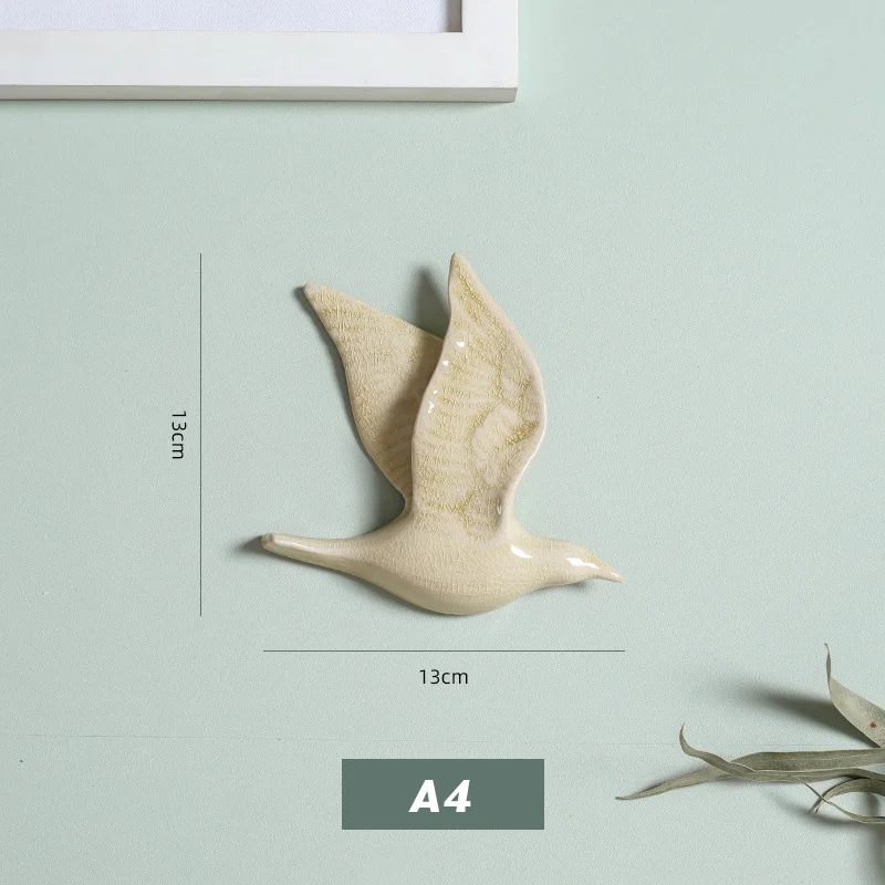 

3D керамическая птичка настенная наклейка