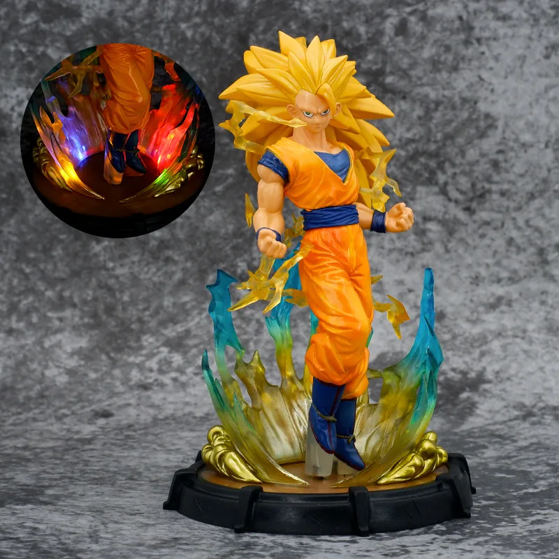 

Фигурки из аниме «Драконий жемчуг» Zero Saiyan 3 Son Goku, фигурка из ПВХ, декоративная модель, игрушки для детей, подарки, бесплатная доставка