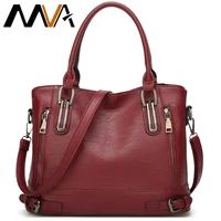 mva handbags for women female bag casual pu leather womens bags for women shopper shoulder bags 2022 trend fashion tote bag 448