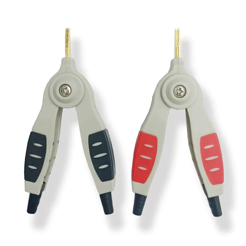 

AT19-изолированные тестовые зажимы Кельвина, 5А, плоский зажим «крокодил», LCR, медь, латунь, зажим, кабель, аккумулятор, металл