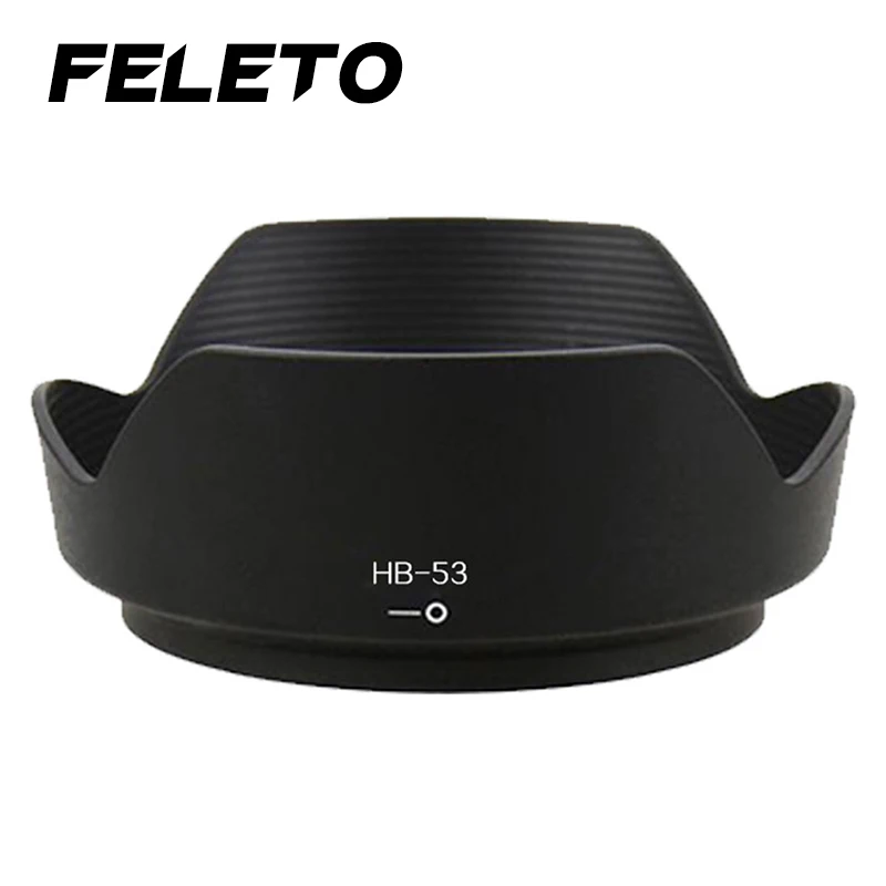 

FOLETO Camera Lens Hood HB-53 ABS for Nikon AF-S Nikkor 24-120mm f/4G ED VR SLR Reversible Mount
