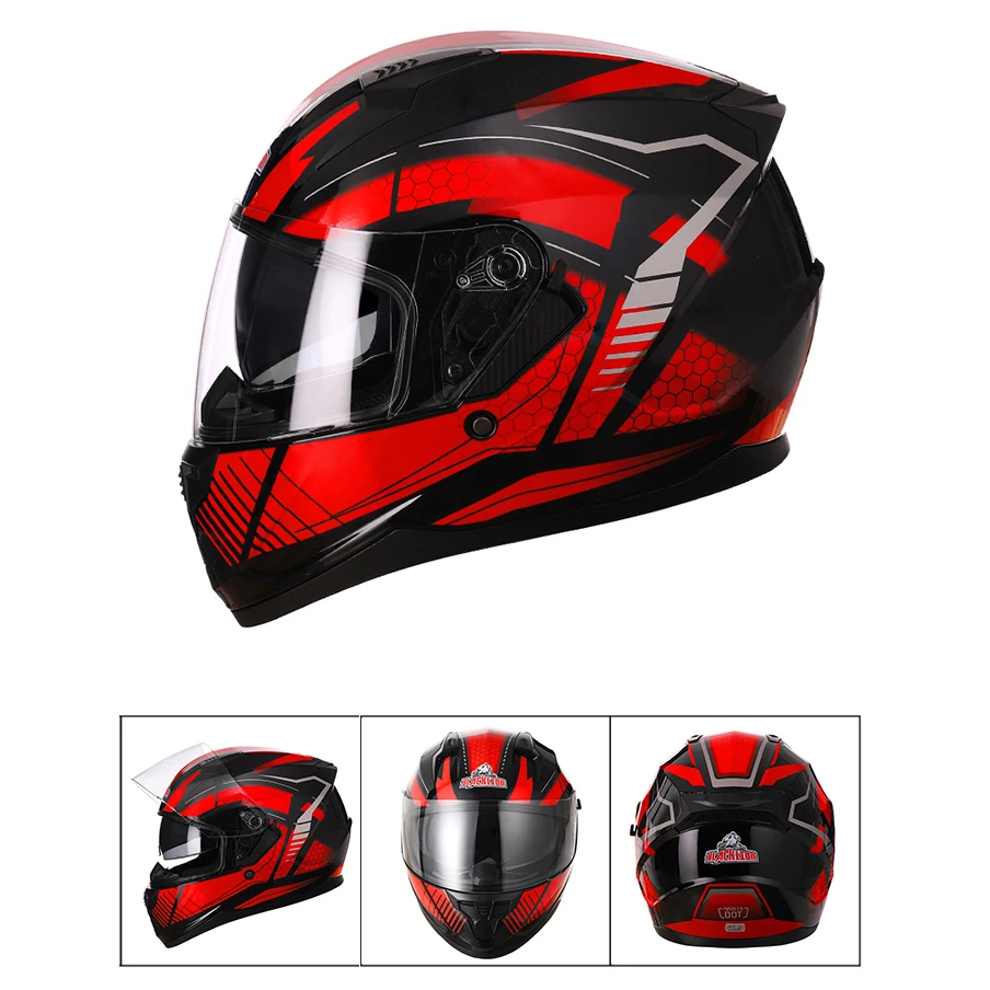 Маска в подарок DOT ECE мотоциклетный шлем анфас безопасный мотоцикл скутер Casco Moto