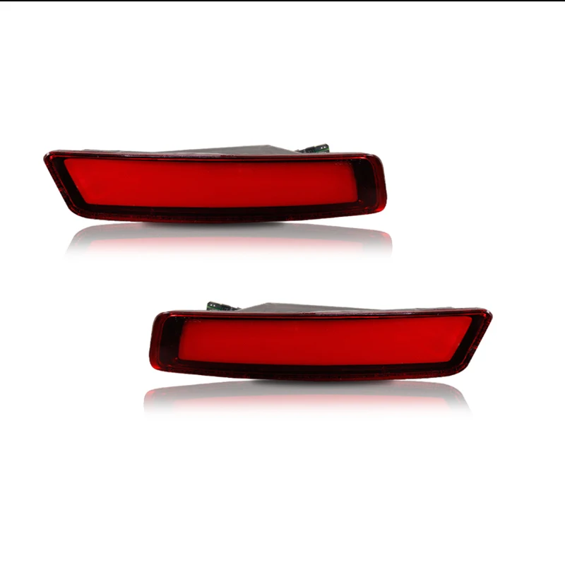 

CAN-bus копченые/красные линзы, красная наклейка, боковые габаритные огни для заднего бампера автомобиля 2006-2010 VW Volkswagen Beetle, фонари для заднего крыла