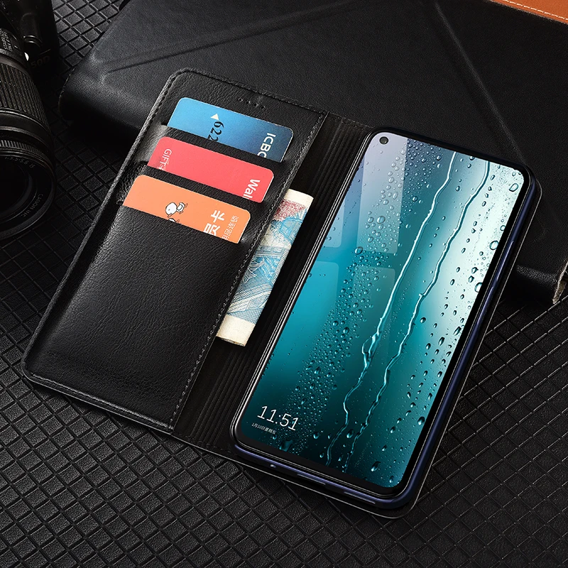 

Crazy Horse First Layer Genuine Leather Case for XiaoMi Poco F1 F2 M2 X2 X3 X4 M4 C31 M2 M3 GT Pro NFC Magnetic Flip Cover Case