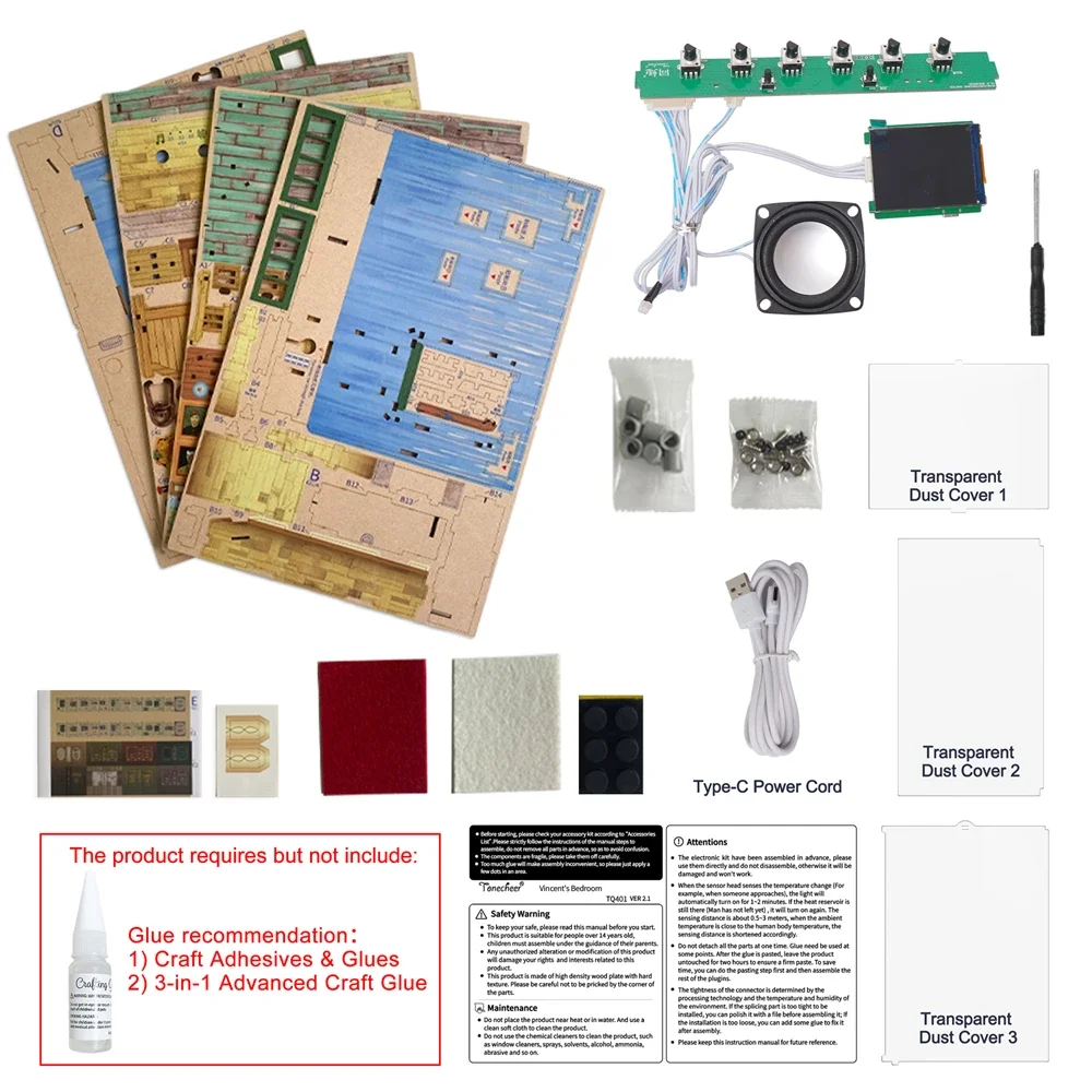 Tonecheer деревянные изделия в спальню Винсента оптовая продажа звуковая машина