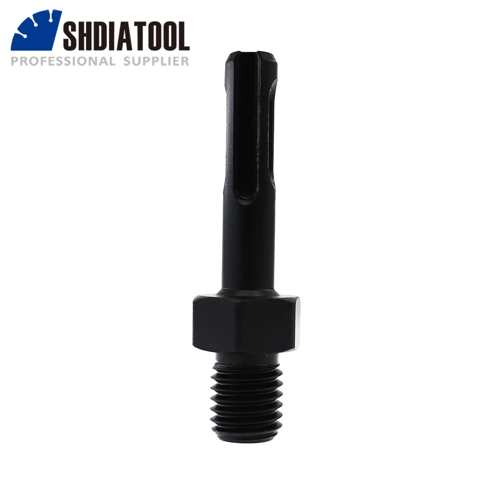 

Переходник SHDIATOOL M14 с наружной резьбой на SDS Plus, резьбовые коронки M14 могут быть установлены на перфораторной или электрической дрели