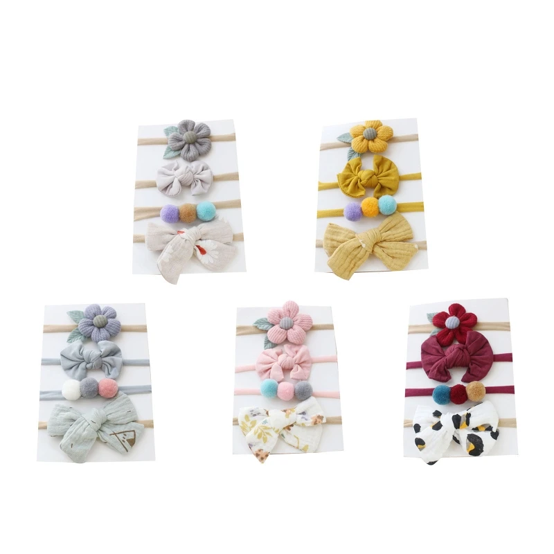

Comfort Cotton Headband Baby Variety Outfits Strong Stretch Head Skin Friendly