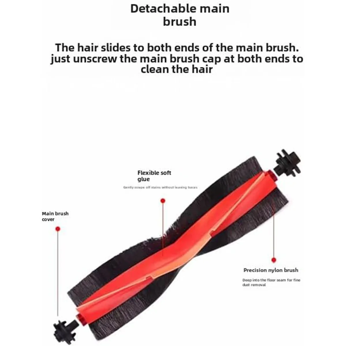Для Dreame L10s Ultra L20 L40 X30 Детали робота-пылесоса Основная боковая щетка Швабра Фильтр