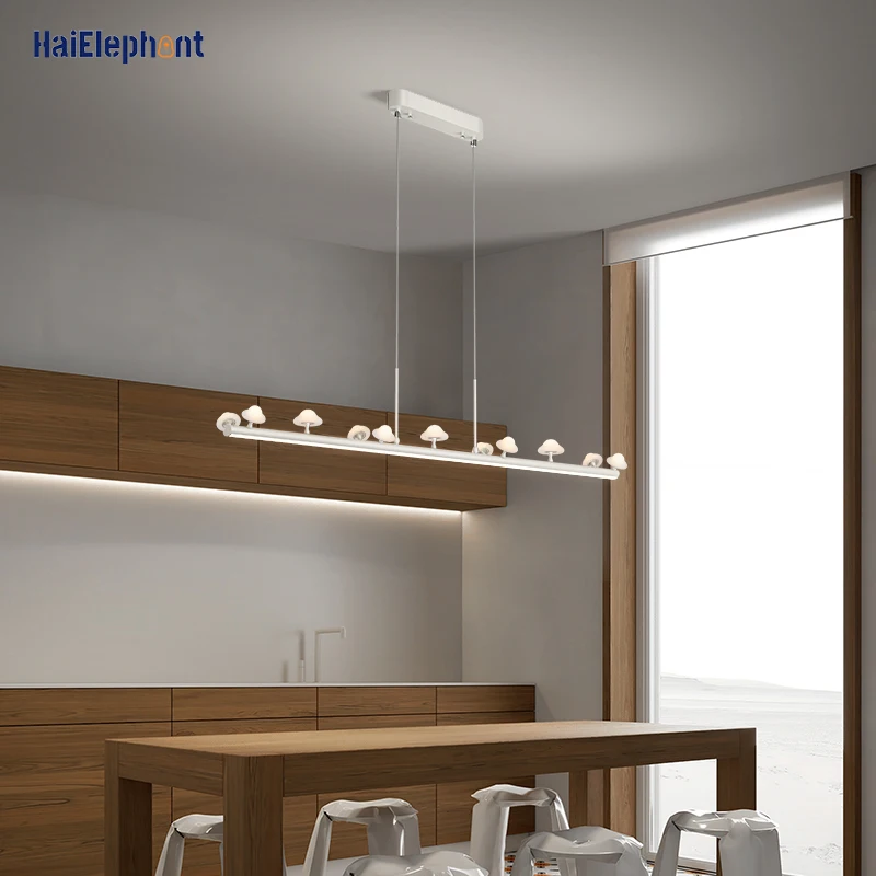 

Алюминиевые подвесные светодиодные светильники в скандинавском стиле, креативные лампы для столовой, гостиной, спальни, декоративные комн...