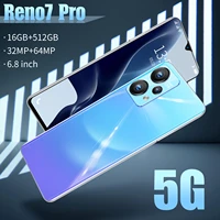 Global Version Reno7 Pro Smartphone 16GB 512GB 6 8inch Android iPhone Cellphones Mobile Phone Celulares Vivo Oppo Samsung Huawei