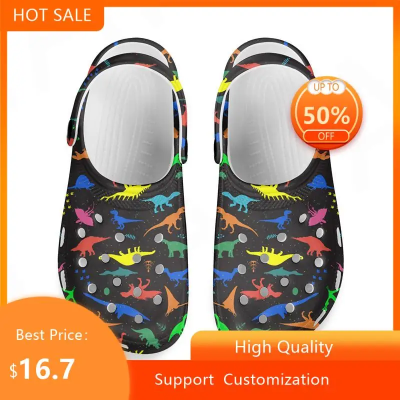 

Летние сандалии с дырками для мужчин и женщин, большие размеры