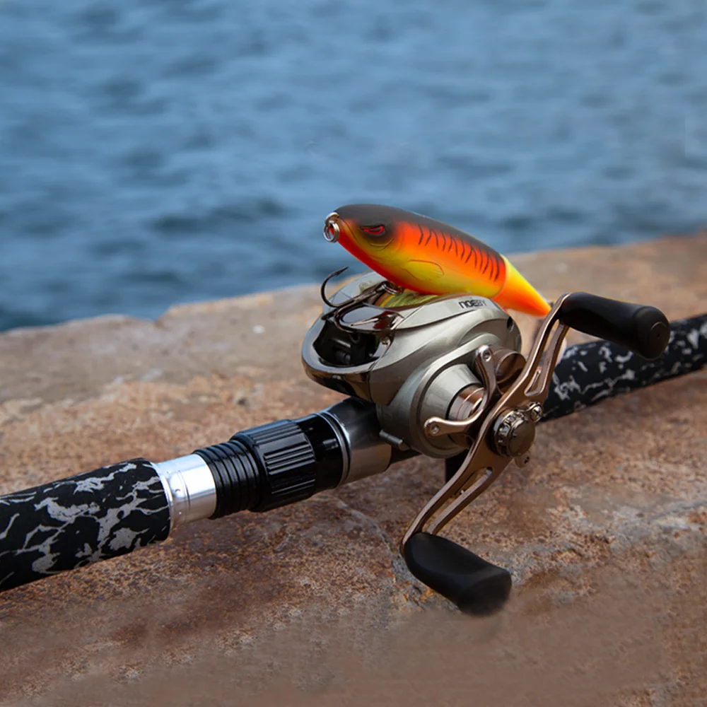 Фото Hunthouse Whopper Plopper 90 мм 130 мм, крючки, вращающиеся воблер окунь, пропеллер, твердая приманка, плавающая приманка, Whopper Popper 9 см 13 см №3