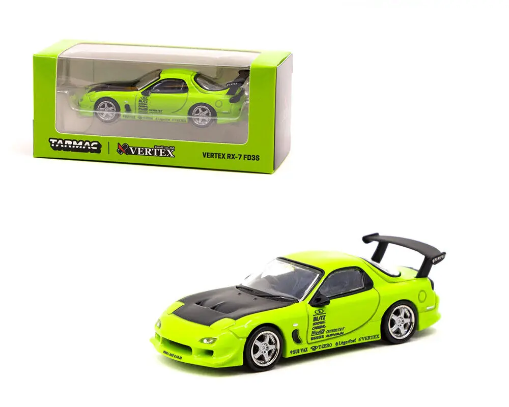 

Tarmac Works 1:64 Global RX-7 FD3S Vertex RX-7 Diecast Model Car Diecast Model car Collection Limited Edition Hobby Toys