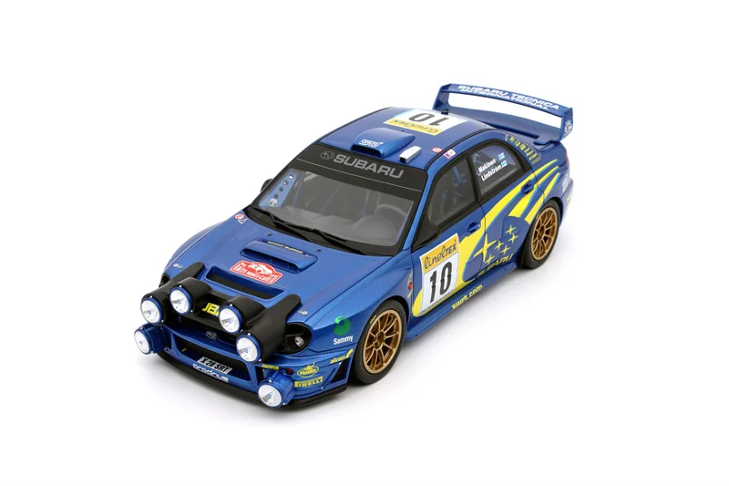 

PreSale OTTO 1:18 SUBARU IMPREZA WRC BLUE RALLYE MONTE CARLO 2002 Resin Car Model Collection Miniature