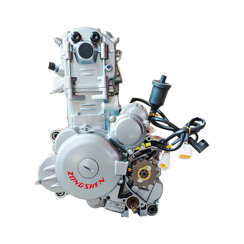 Фото Двигатель для мотоцикла Zongshen 300cc, Zongshen CBS300, 4-тактный, 4-клапанный, одноцилиндровый, в сборе №5