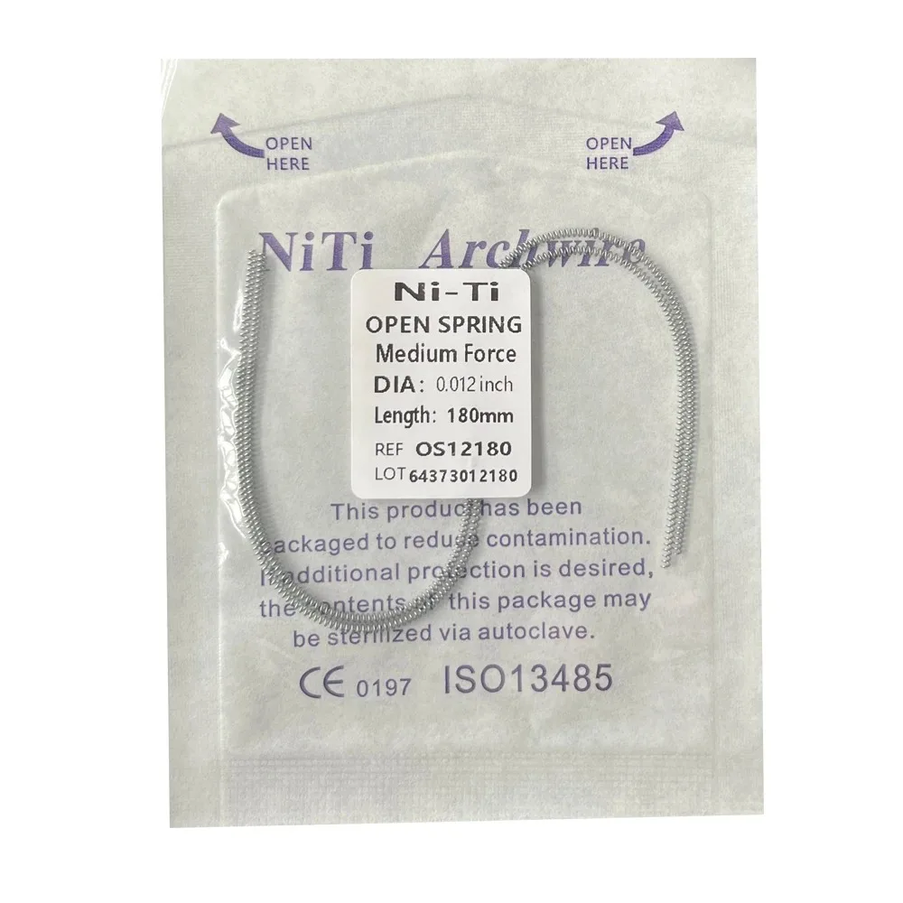 AG 10 упаковок стоматологическая ортодонтическая Niti открытая спиральная пружина