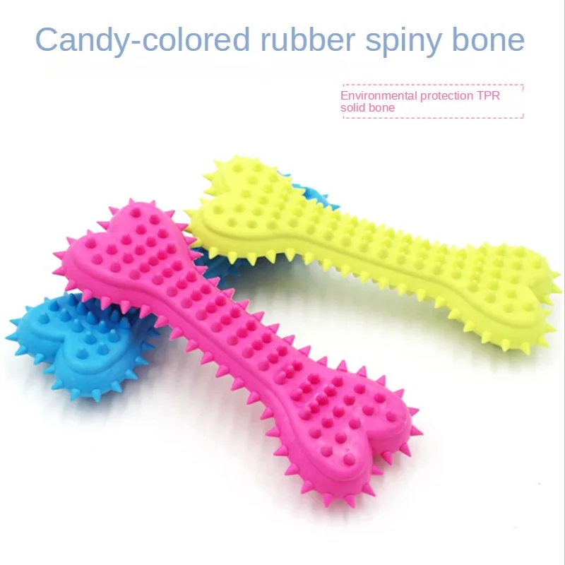 

Pet toy molar stick bite-resistant small and medium-sized puppies clean teeth chewing training rubber bone molar stick