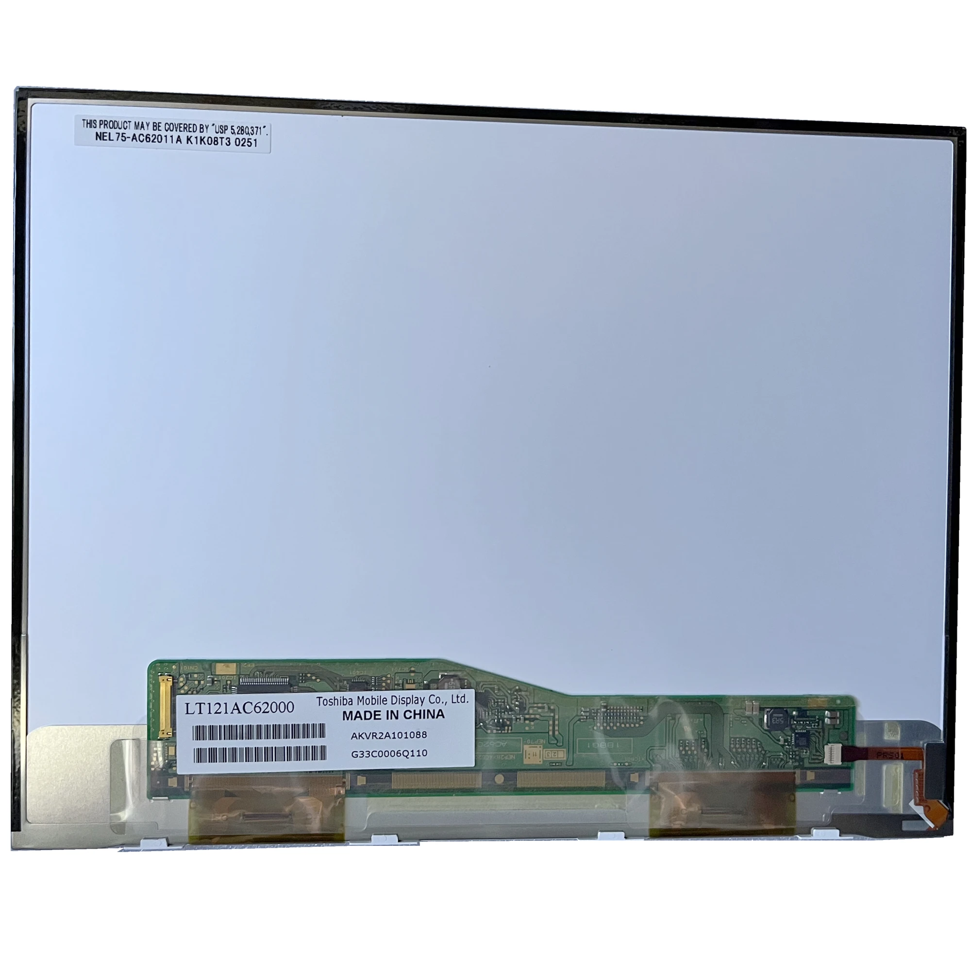 

LT121AC62000 12.1'' Laptop LCD Screen Panel Matrix 1024*768 EDP 30 PIN