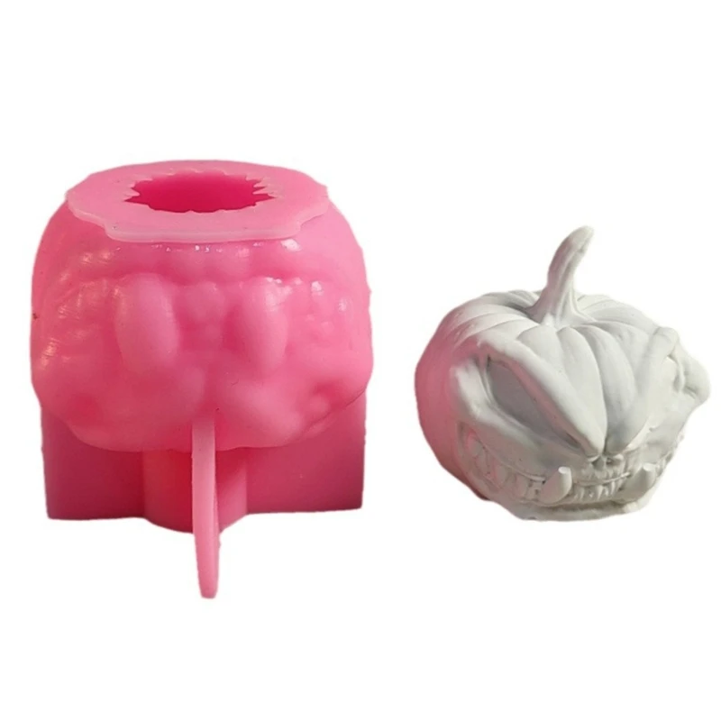 Силиконовые формы для Хэллоуина форма украшения головы тыквы гипсовые ручной