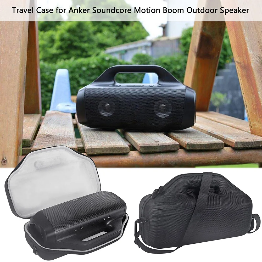 Mini Portable Storage Bag Travel Carrying Case Pouch Compatible for Anker Soundcore Motion Boom Speaker Shock-proof Handbag