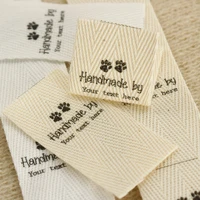custom folding labels 25x50mm twill labelsfree shipping sewing machinedog clothes labelssewing accessories fabricxw5617