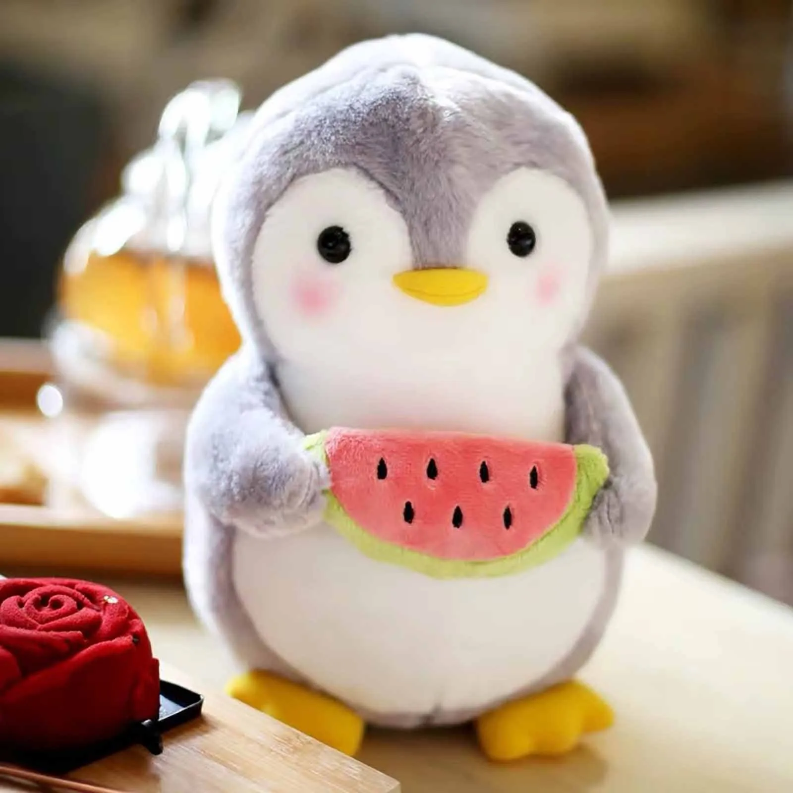 

New Cute And Warm Plush Toy Kawaii Penguin Sleeping Pillow Plush Toy Animal Doll Plush Toys Cushions For Children Birthday Gifts