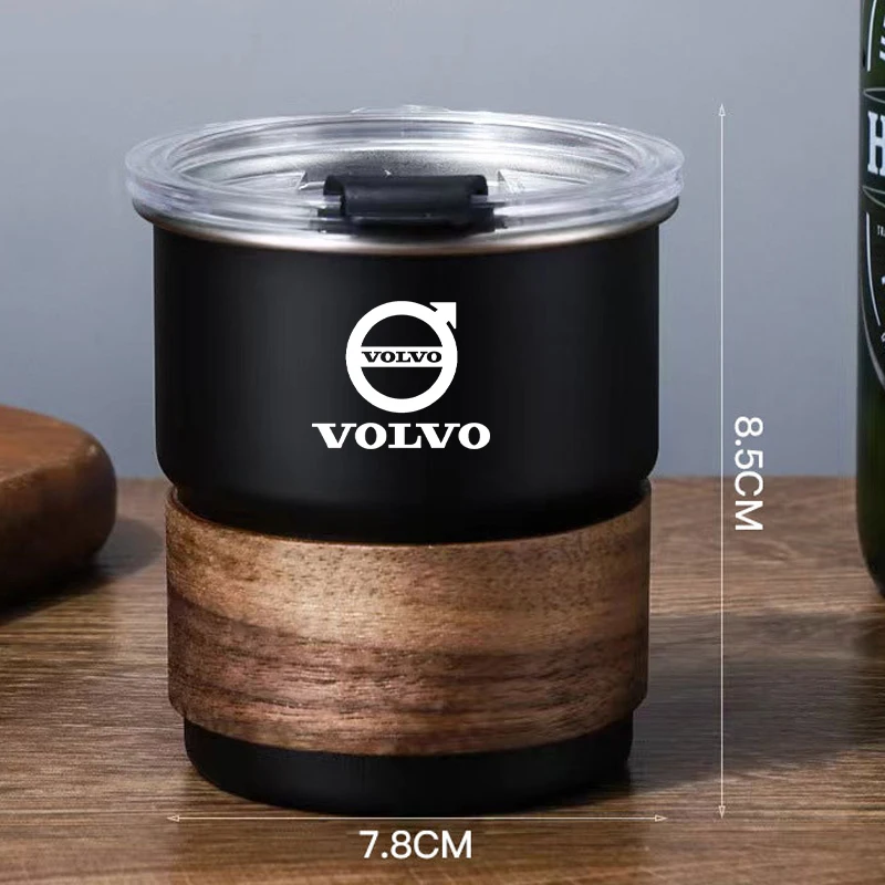 304 Автомобильная кофейная кружка из нержавеющей стали с крышкой для напитков