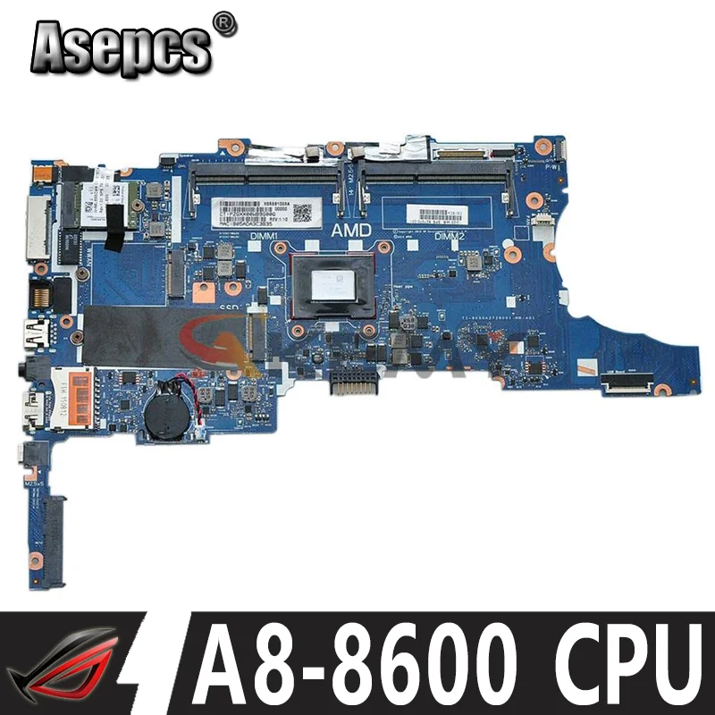 

Материнская плата 827575-001 827575-601 для HP EliteBook 745 G3, системная плата A8-8600 6050A2728001-MB-A02, работает хорошо